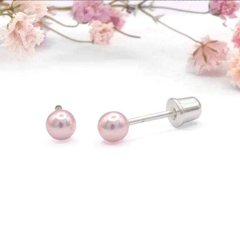 LUNA ROSE MINI (4mm) - náušnice z chirurgické oceli